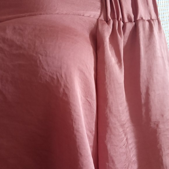 AVBL ASOS Blush Pink Satin Off Shoulder Top - S - Picture 8 of 8